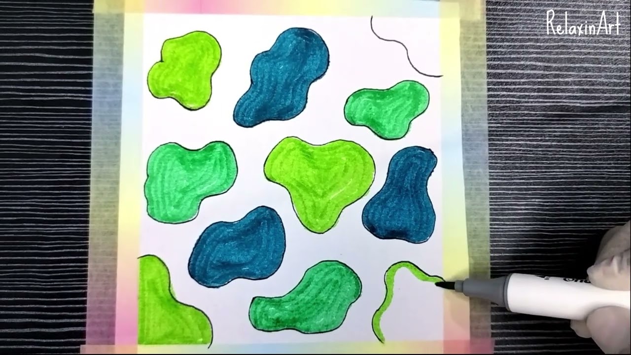 Relaxing Art 2 Curvy Colors