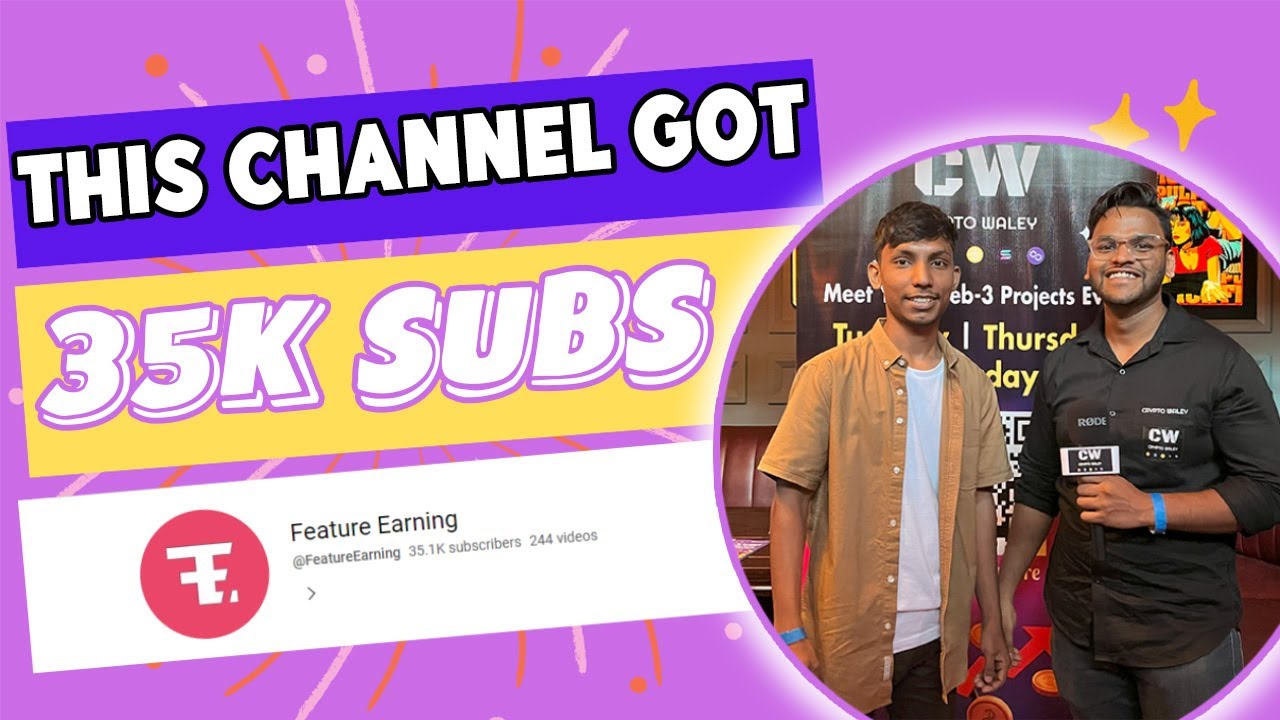 Crypto Youtuber with 35K Subscribers Ft. Danish Ansari | @FeatureEarning | crypto waley | #51