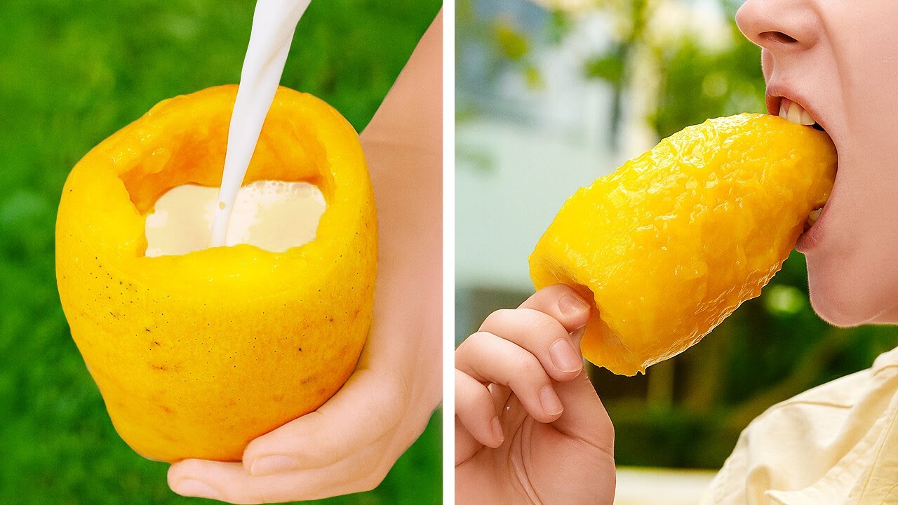 🥭 Домашнее мороженое из манго 🍦 Летний десерт у бассейна 🏝️