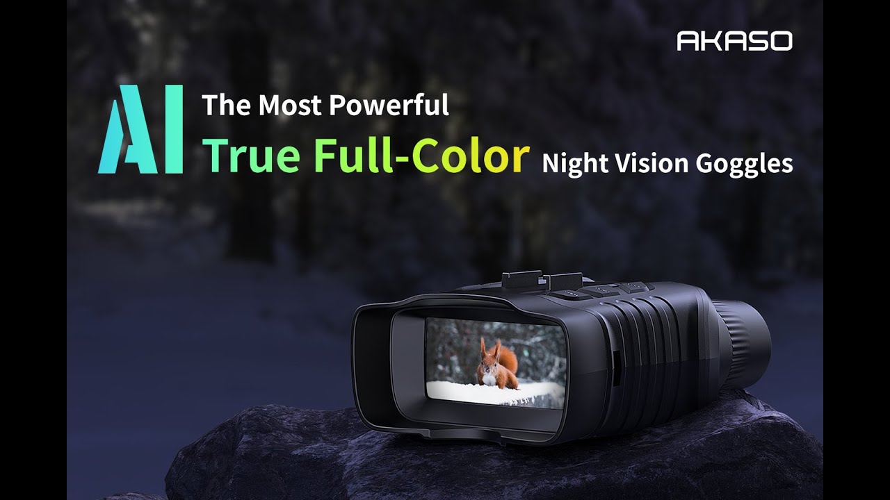 AKASO Seemor&mdash;The World's First AI-ISP Full-Color Night Vision Goggles