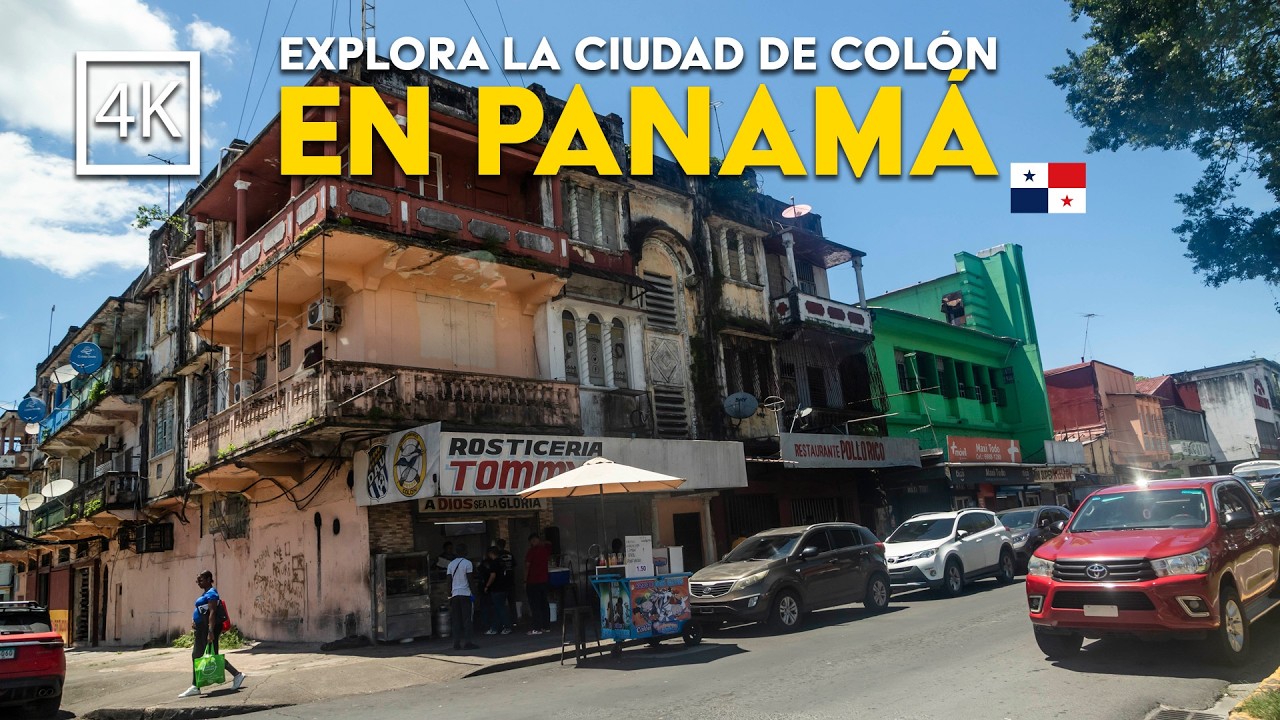 🟡 [4K] 🇵🇦Como está la ciudad de Colón en 2025 | Descubre la ciudad de la mejor gastronomía en Panamá