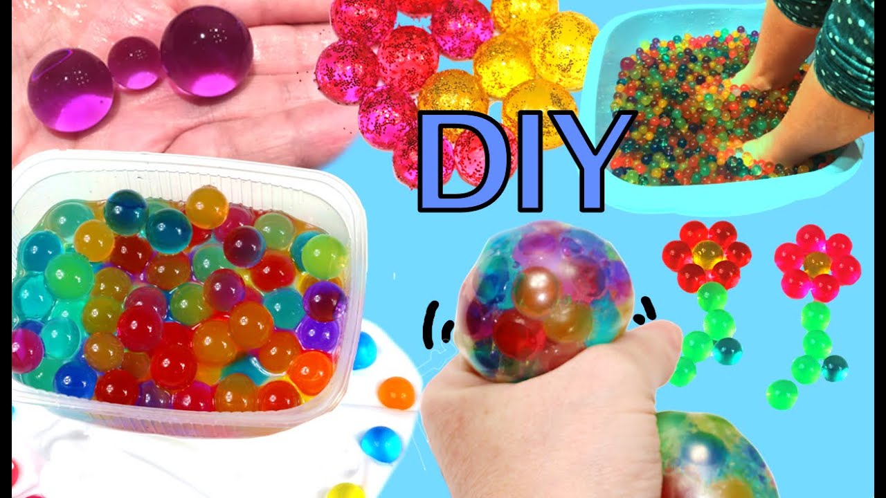 Experimentos y juegos con canicas de agua y FIDGET TOYS | Ideas FACILES DIY