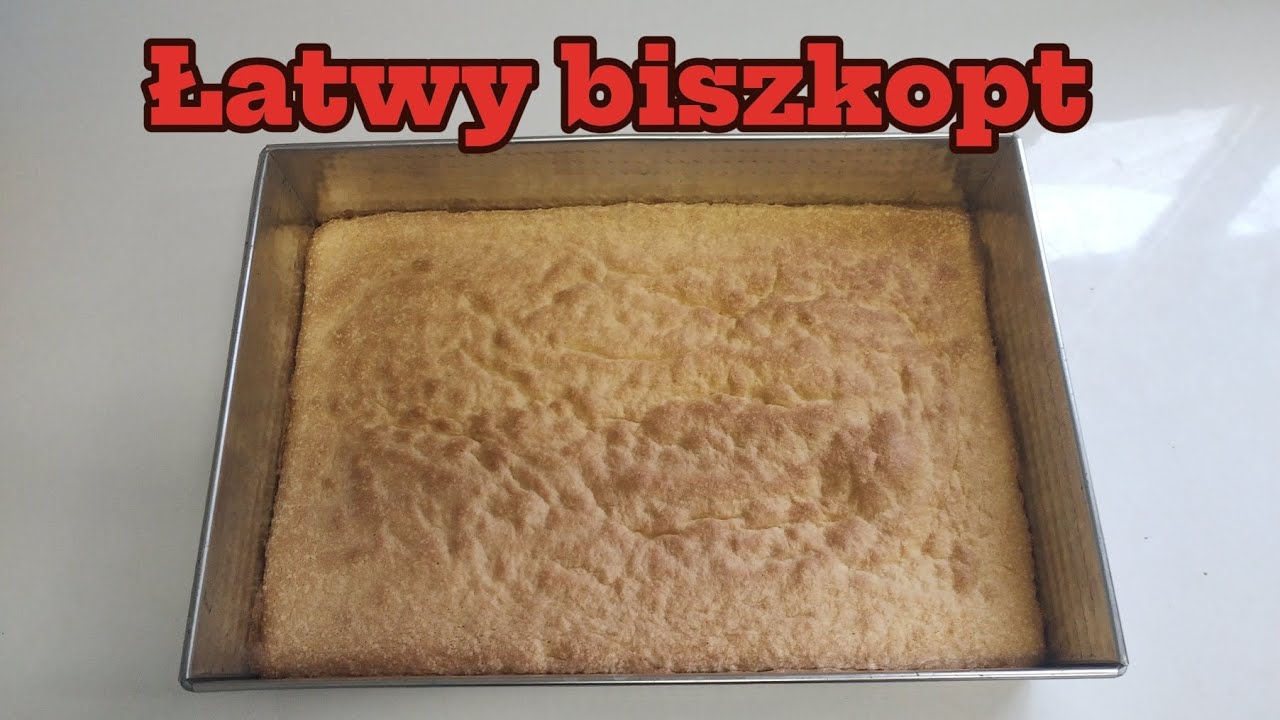 76. Przepis na biszkopt, który zawsze się udaje 🥧