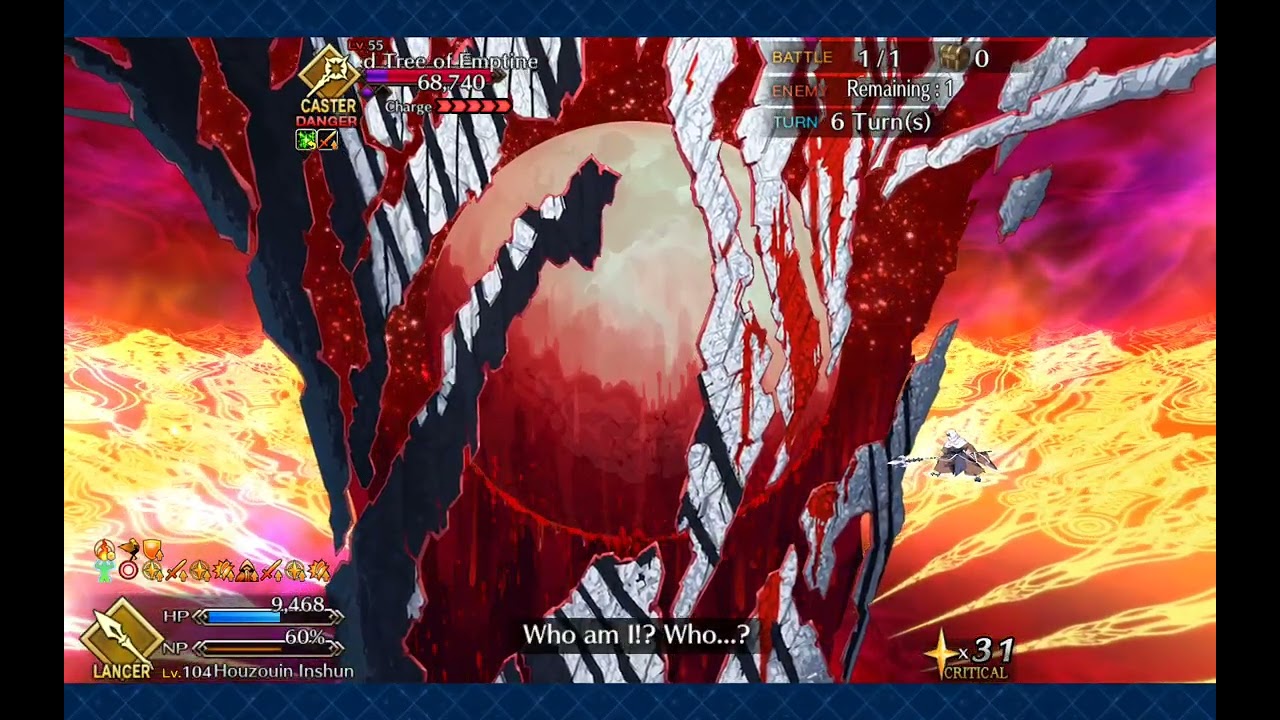 fgo solo-(samurai remnant) Waxing moon tree (ch:16) vs Houzouin Inshun