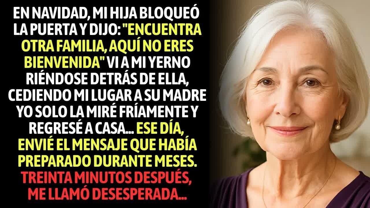 En Navidad, Mi Hija Bloqueó La Puerta Y Dijo ＂Encuentra Otra Familia, Aquí No Eres Bienvenida…＂