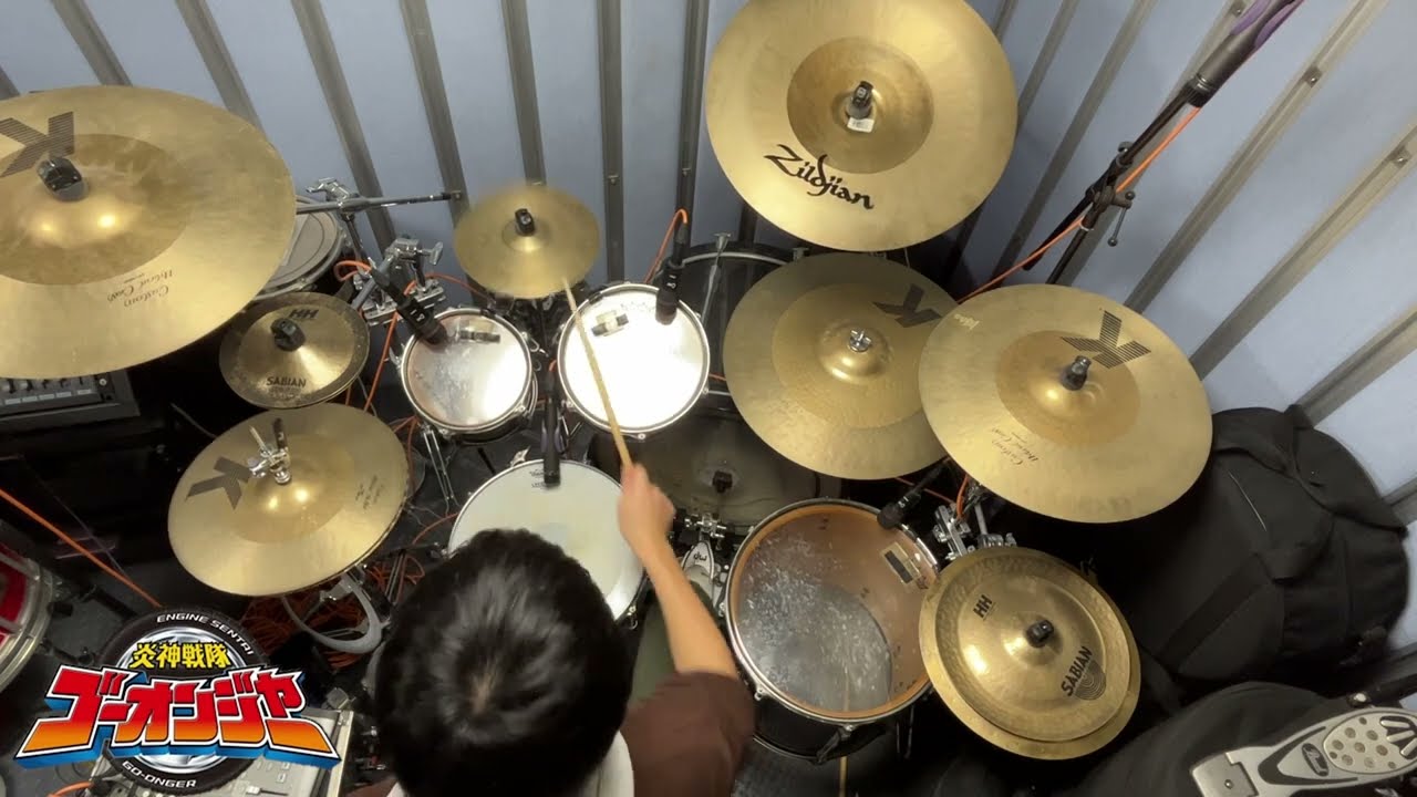 炎神戦隊ゴーオンジャー/高橋秀幸　[Full ver.] (Drum cover)