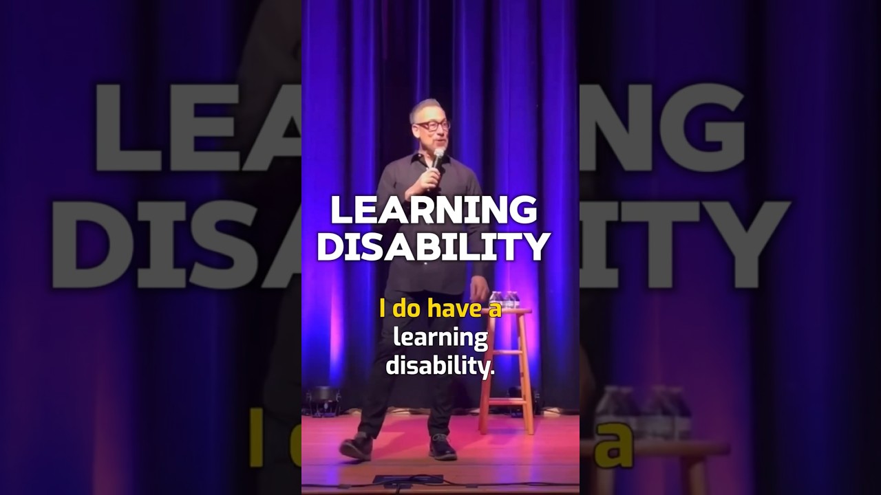 Learning Disabilities - #Shorts #Standup #Funny #learning