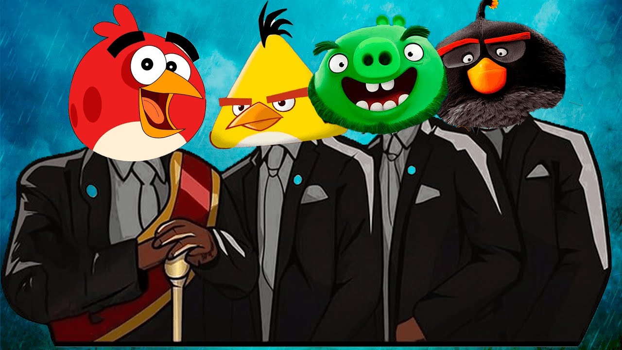 (COVER) - ANGRY BIRDS MOVIE COFFIN DANCE ON FUNERAL MEME | ASTRONOMIA SONG