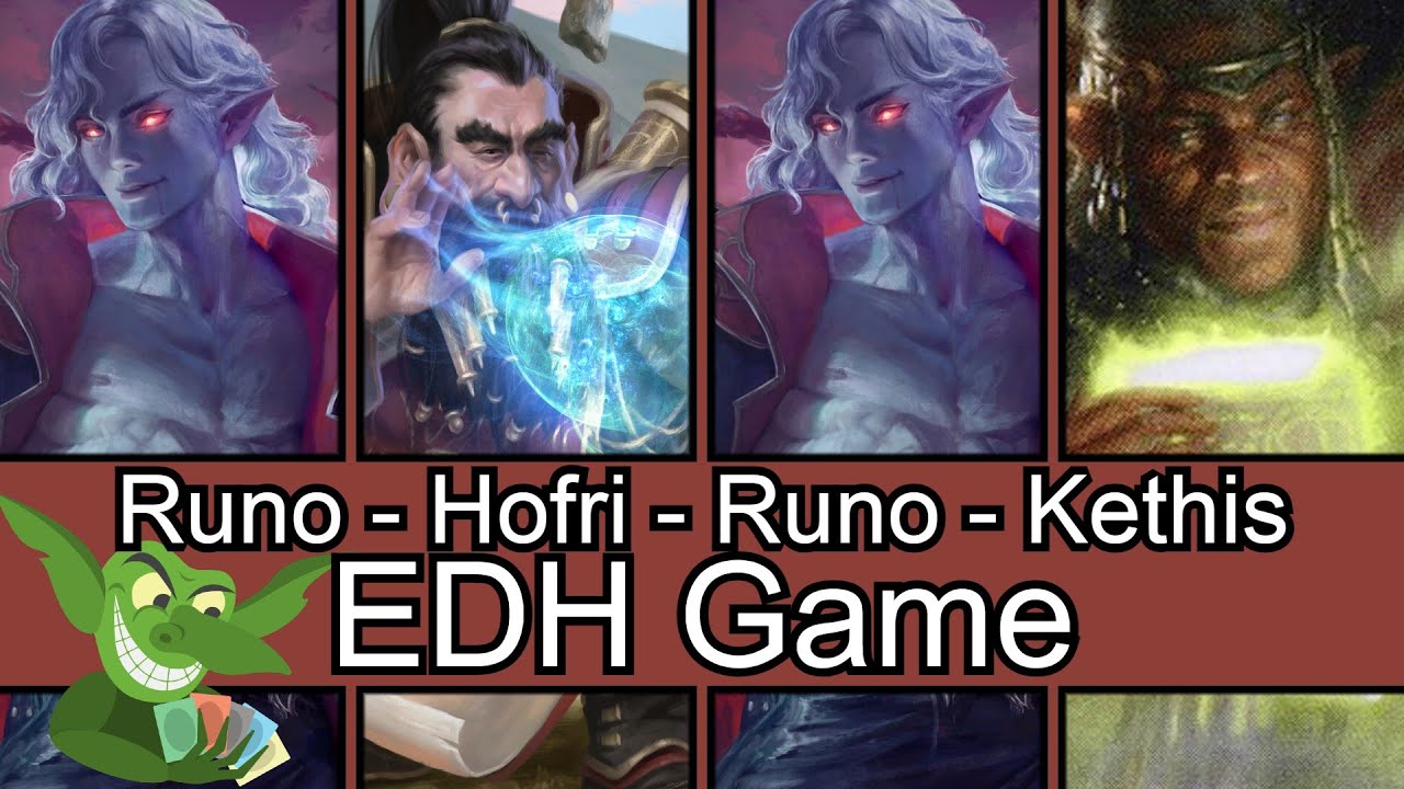 Руно против Хофри против Руно против Кетис EDH / CMDR геймплей для Magic: The Gathering