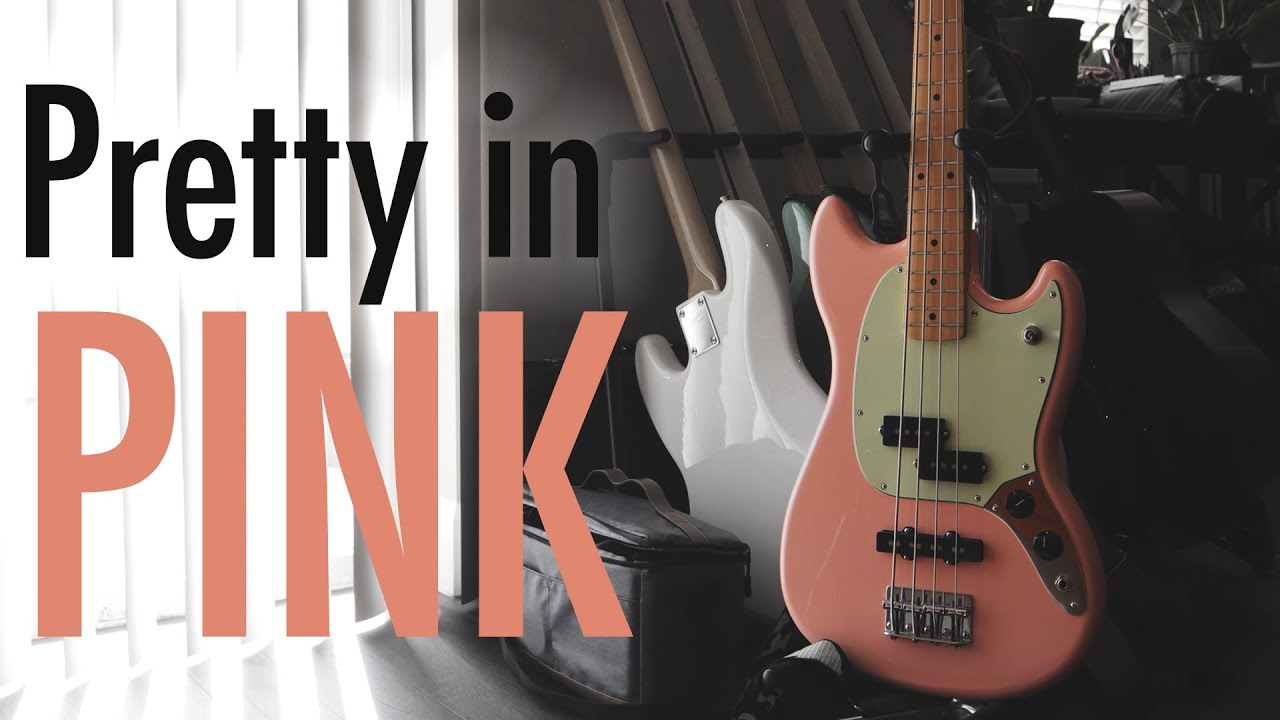 Fender Player Mustang Bass PJ Demo (Chicago Music Exchange exclusive shell pink finish)