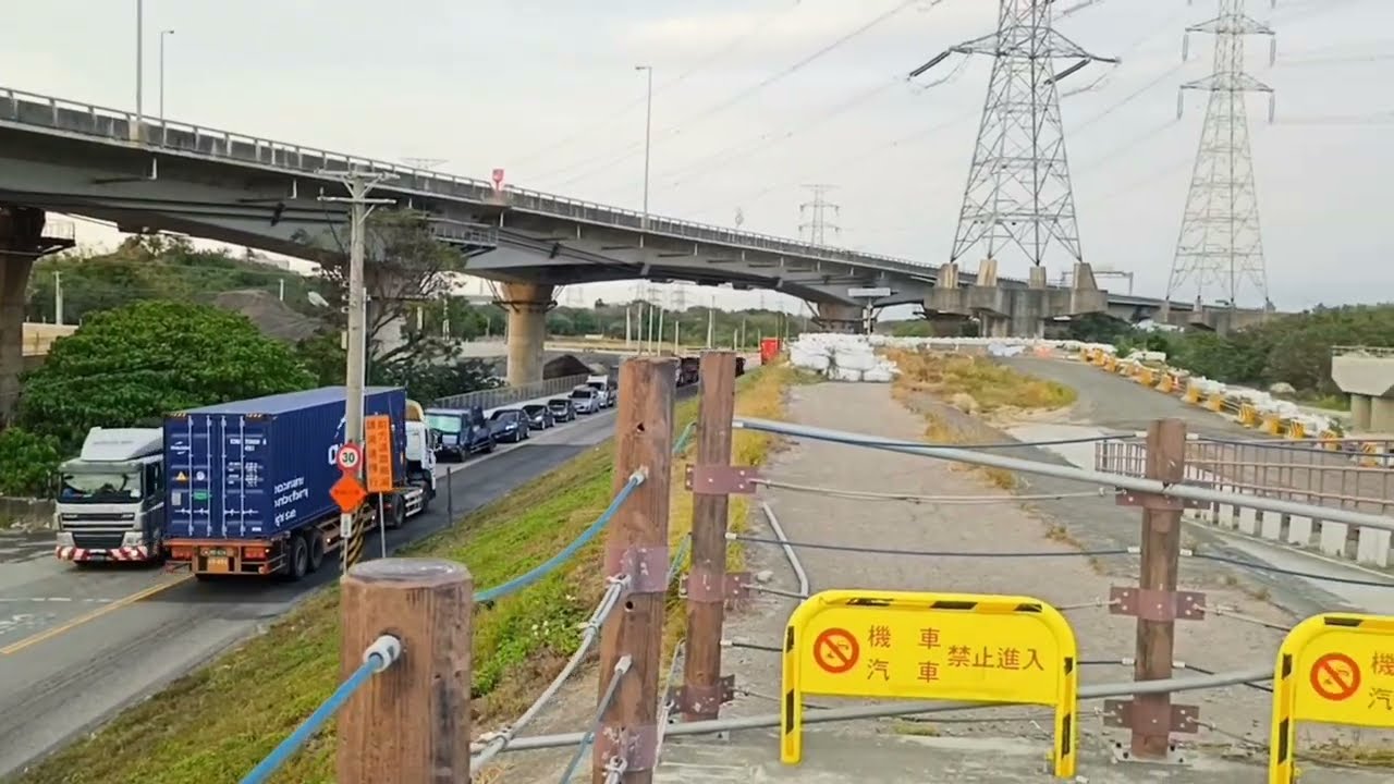 彰化到台中的新捷徑!!! 大肚和美橋和美端興建工程