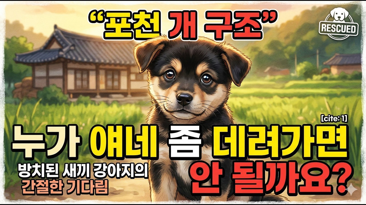 포천 개 구조