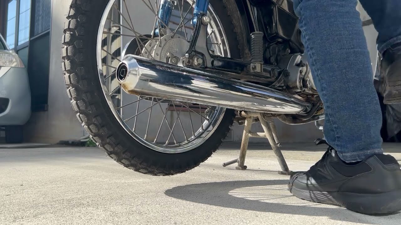 K90にツーサイクルオイル添加剤（スーパーゾイル）を入れました