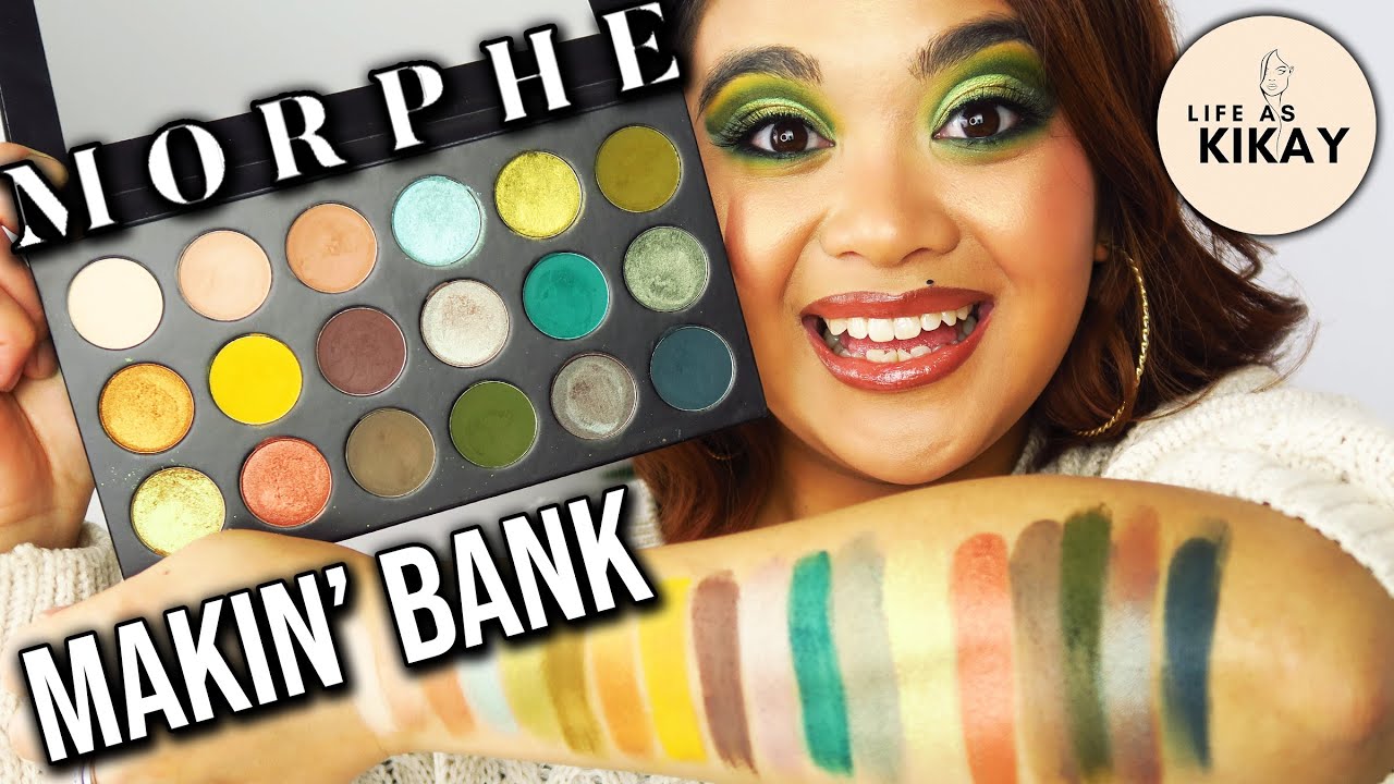 Morphe 18B Makin Bank Palette Tutorial and Swatches