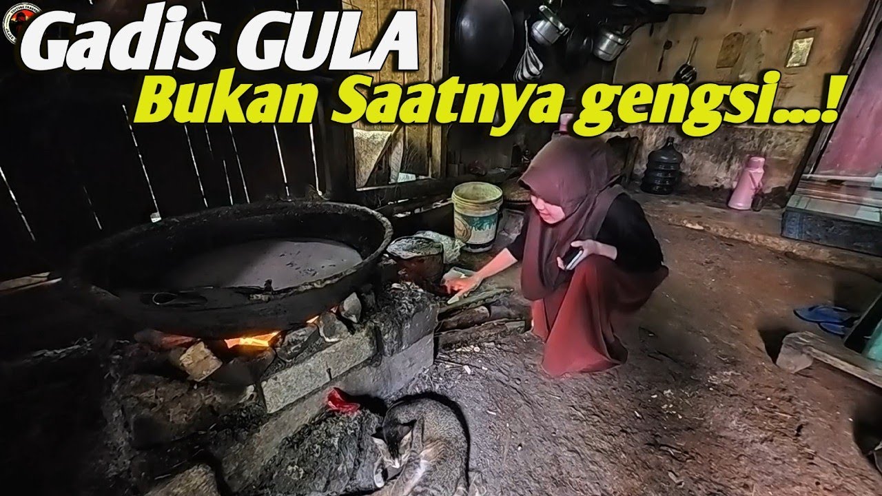 Tak kenal gengsi, gadis cantik pengolah gula aren