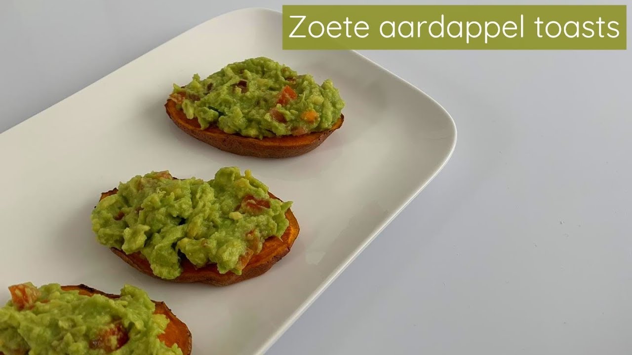 Zoete aardappel toasts | Carin Pool Voedingsbureau