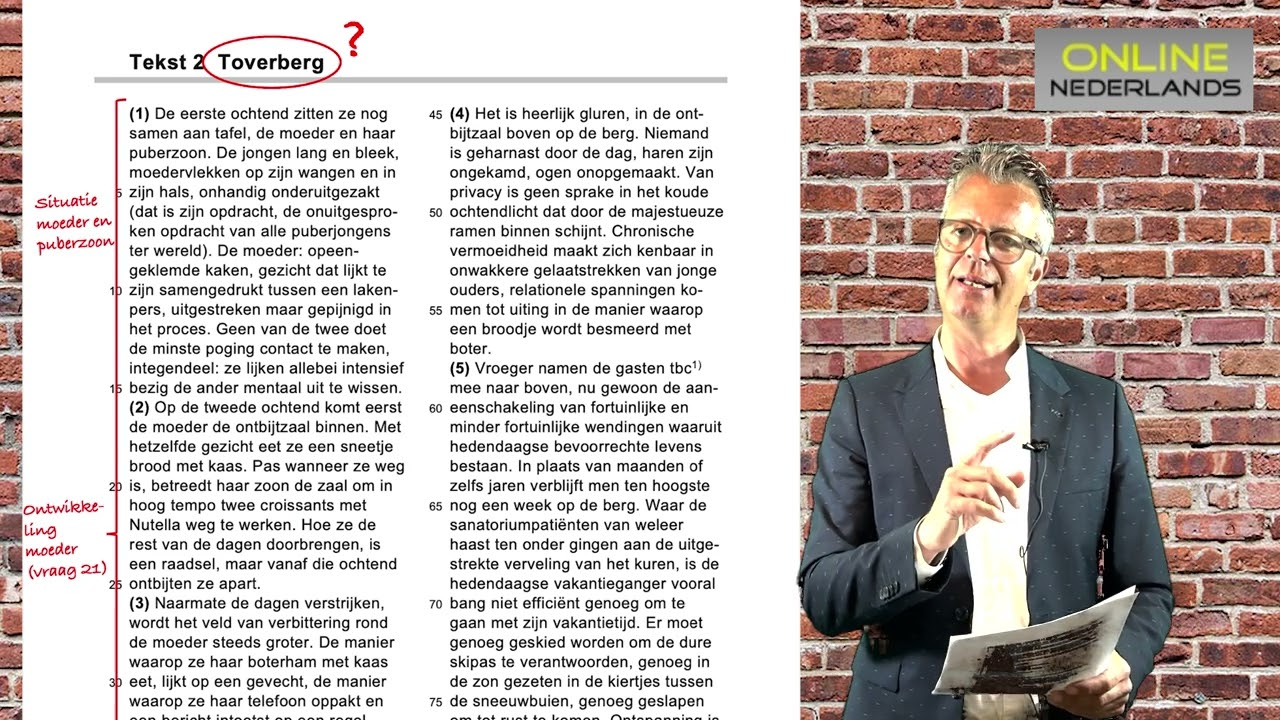 Deel 3 - Examentraining Nederlands - vwo 2024 tijdvak 1