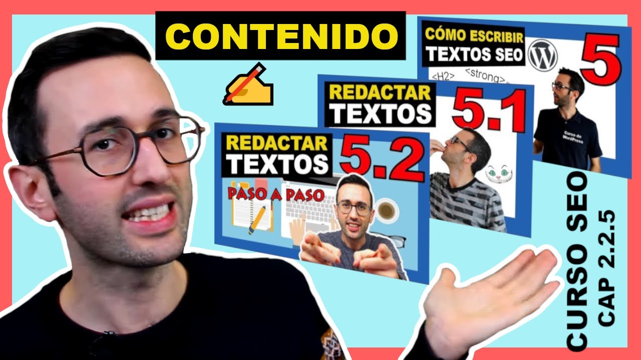📝 Contenido SEO para tu web ✍️ Estrategia de contenido y redacción de textos de una web - Curso SEO