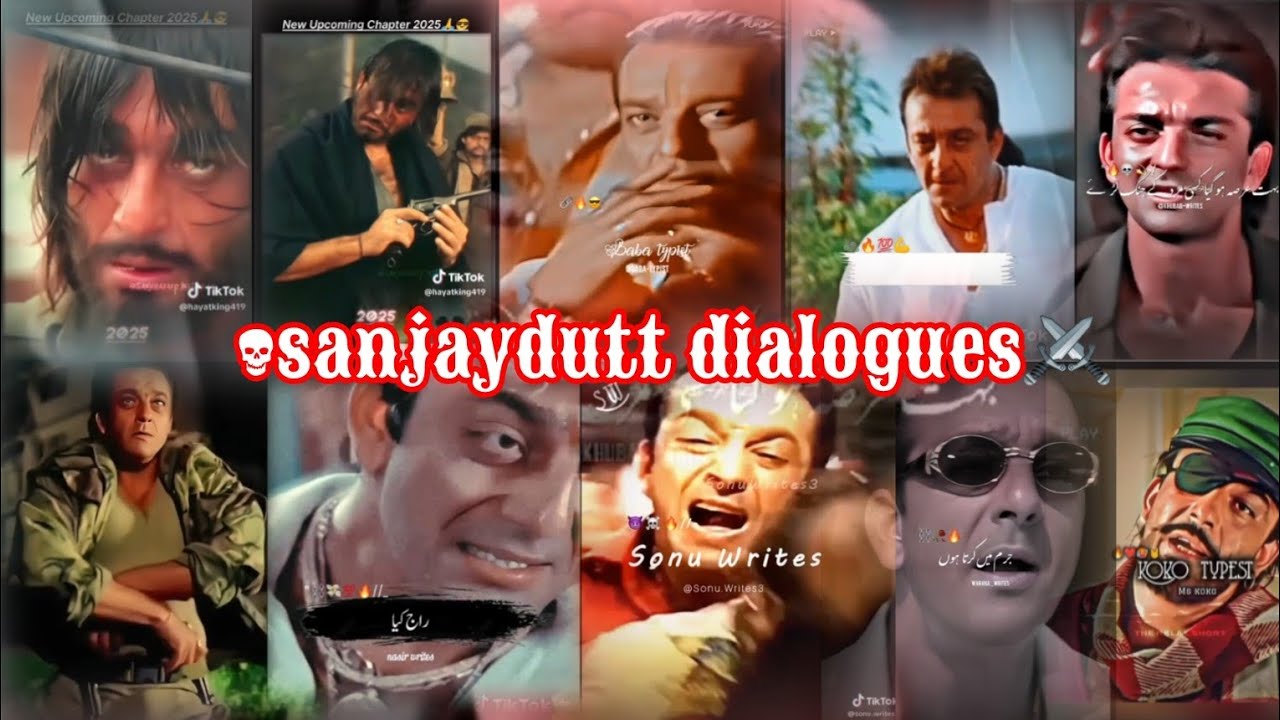 ☠sanjaydutt💪 all action and 🗡attitude dialogues//viral dialogues of sanjaydutt//#sanjayduttallmovies