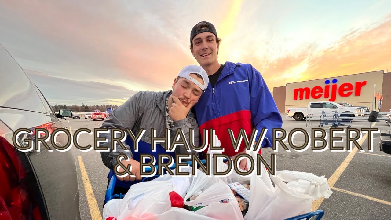 GROCERY HAUL WiTH ROBERT & BRENDON