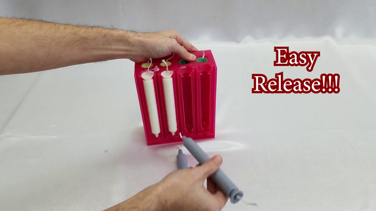 Easy Taper Candles with the Mighty Molds Taper Candle Mold