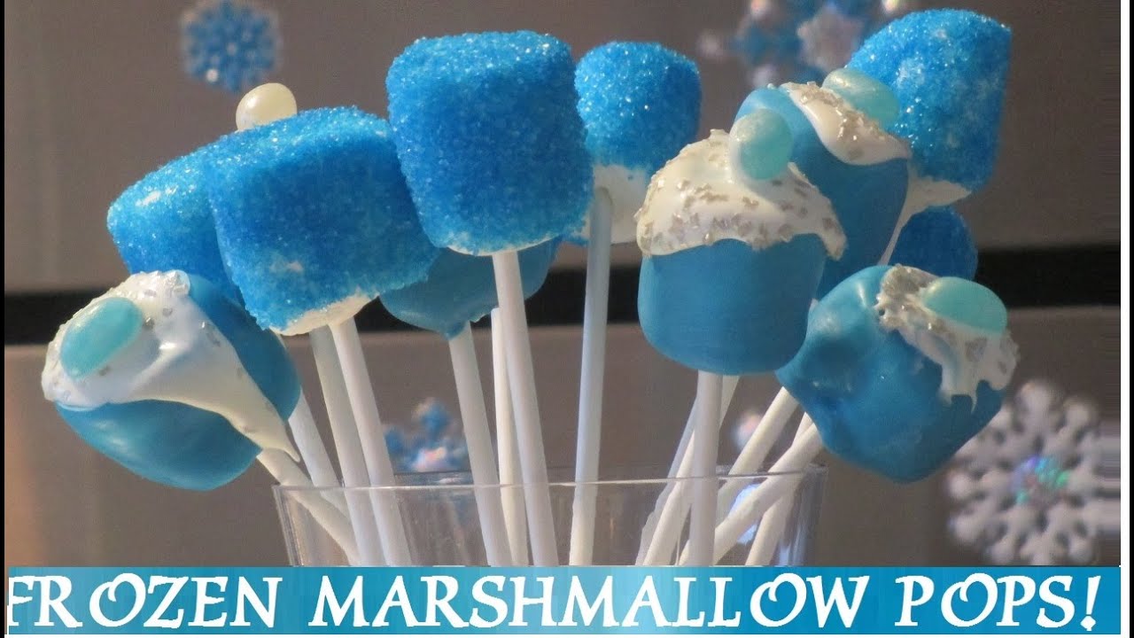 Замороженные зефиры! DIY -  Вдохновленный Disney Frozen Movie