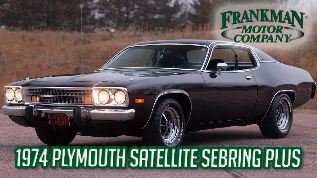 Plymouth Satellite Sebring Plus 1974 года – Factory 400 Big Block Mopar | TX9 Black | Обзор