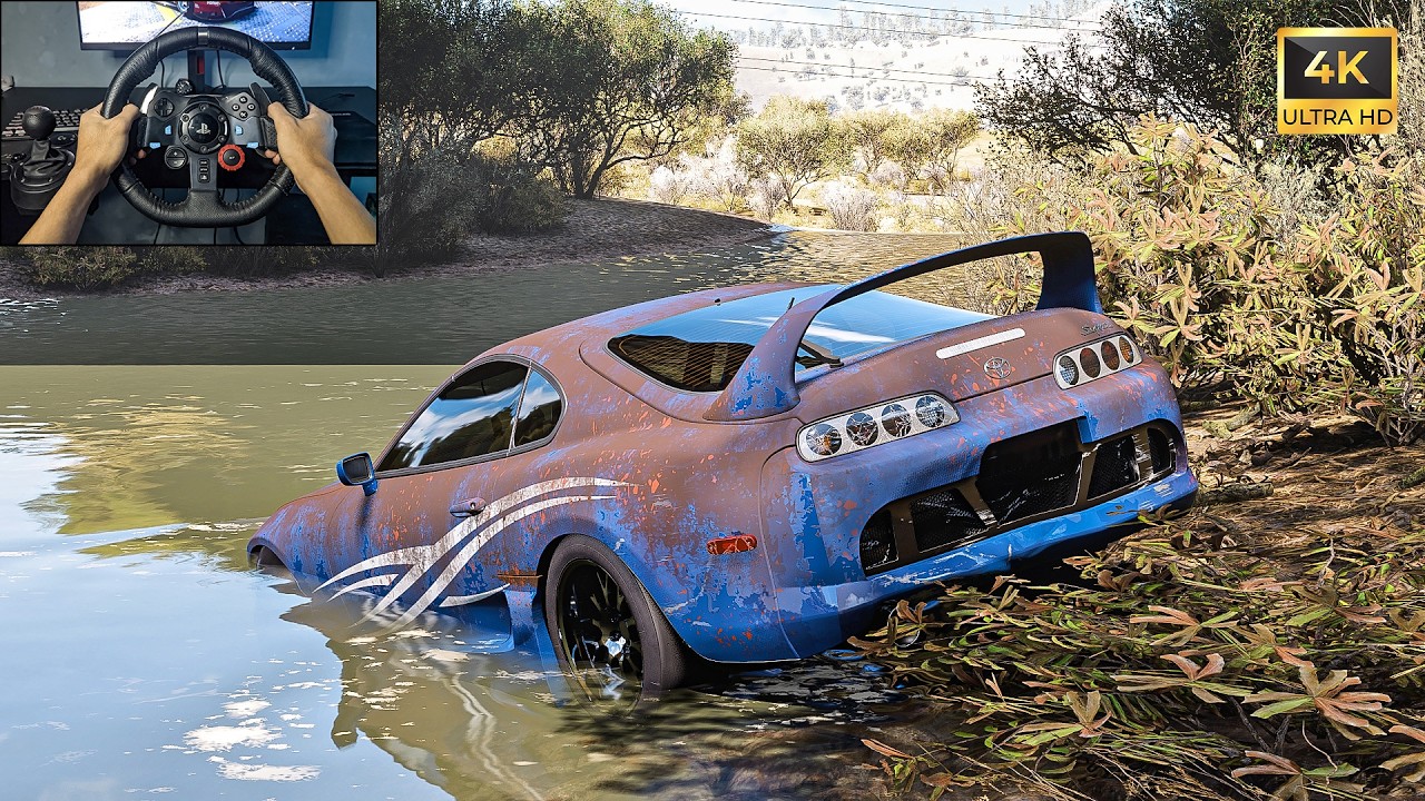 RESTORED & RACED VS SUPERCARS 1500HP Toyota Supra MK4 - Forza Horizon 5 | Stering Wheel Gameplay