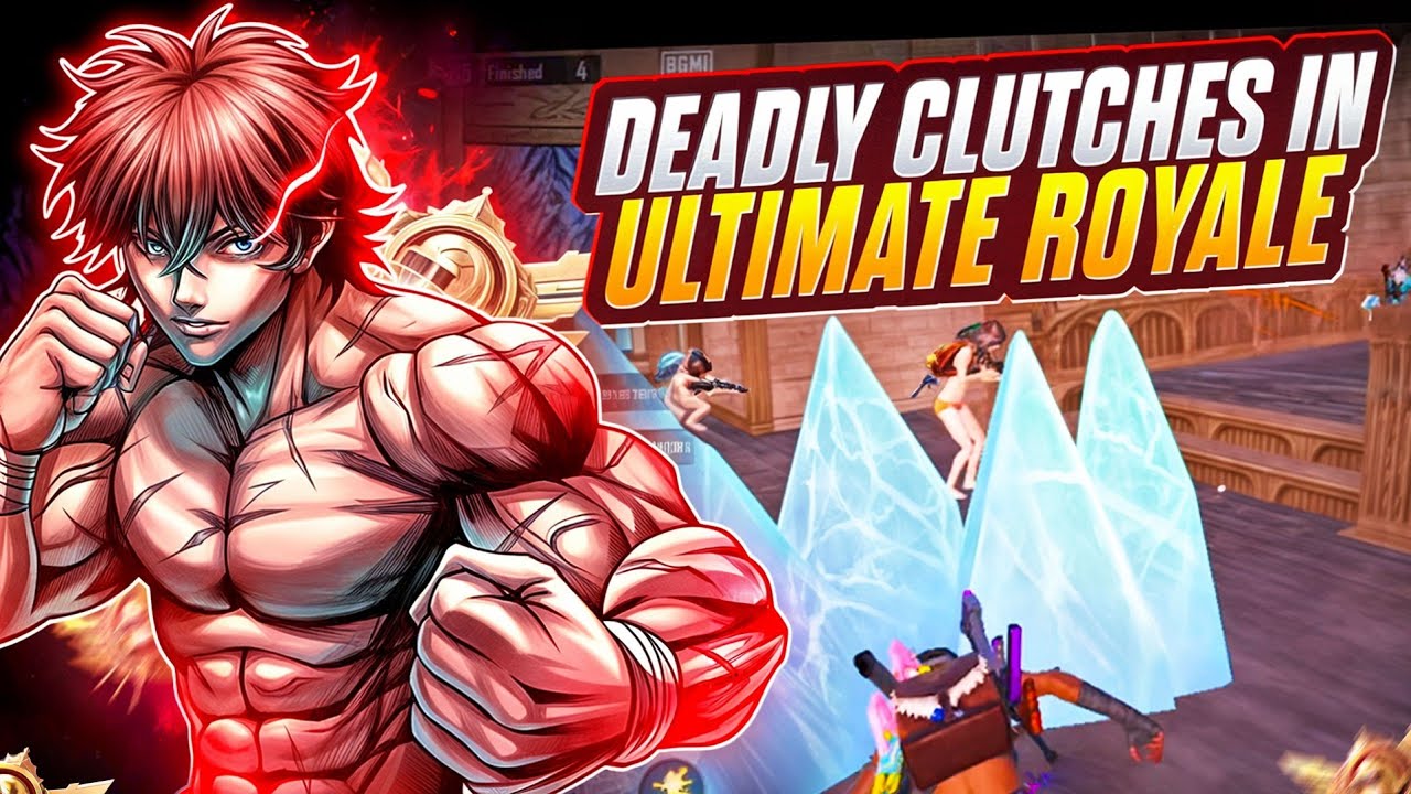 Deadly clutches in ultimate royale by Wmax 🔥 - Fastest 3 finger player | BGMI - PUBG MOBILE
