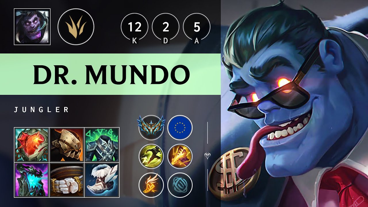 Dr. Mundo Jungle vs Kha'Zix - EUW Challenger Patch 25.09
