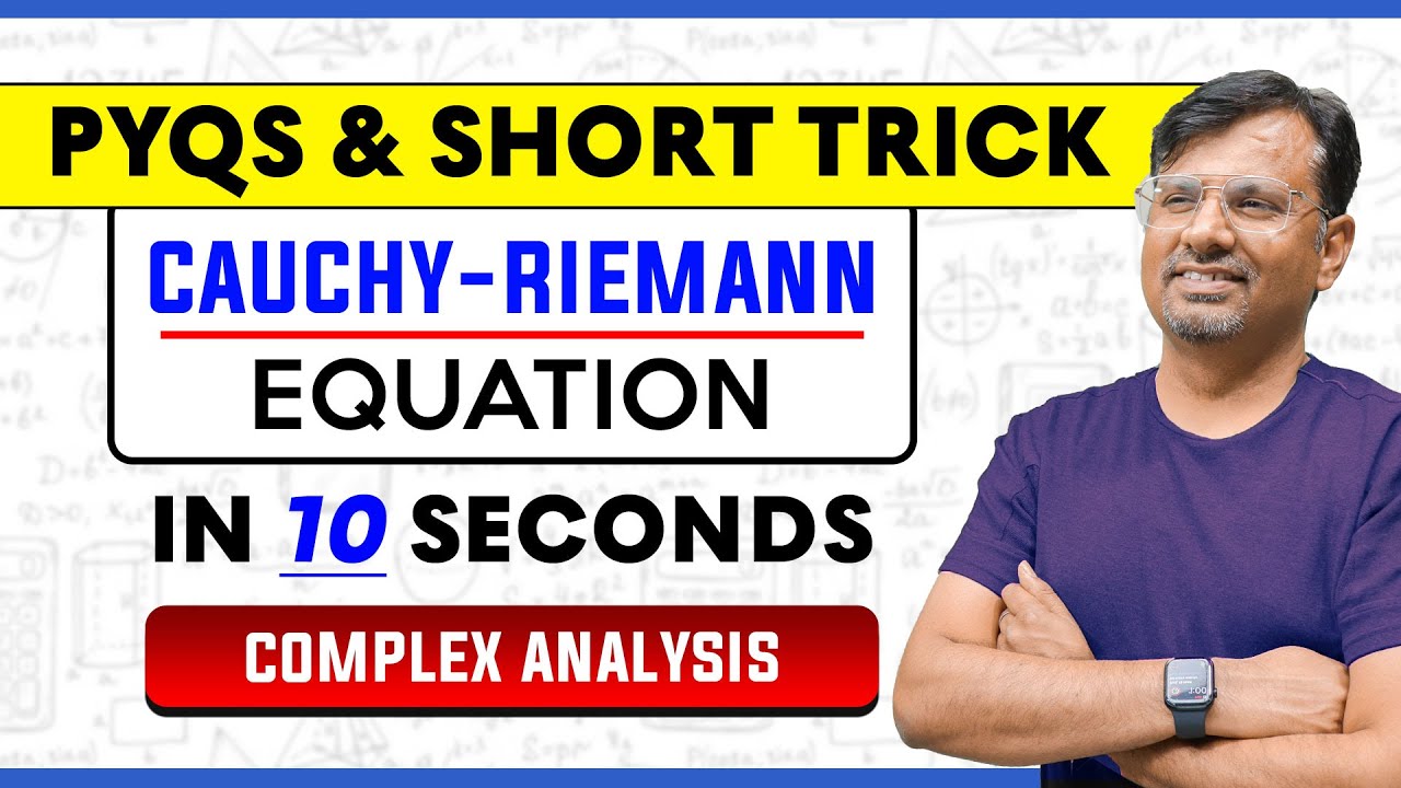 Complex Analysis  | Cauchy Riemann Equation | PYQs & Short Trick By Gp sir