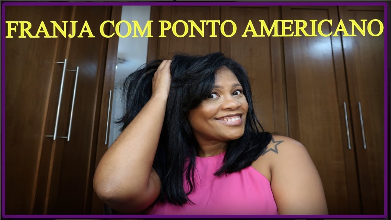 COMO FAZER FRANJA COM PONTO AMERICANO