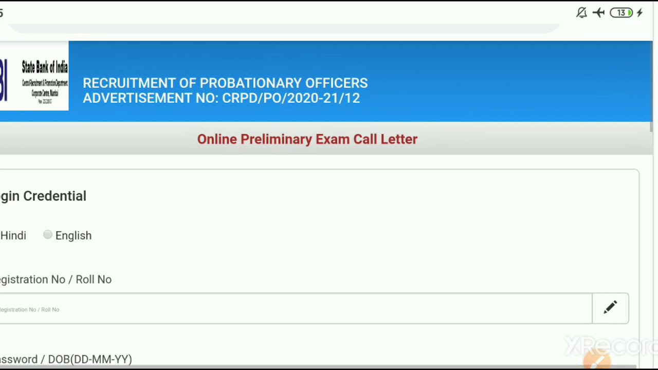 SBI PO Prelims Admit Cards 2020 Out || How to download SBI PO Prelims Admit Cards || Full Details