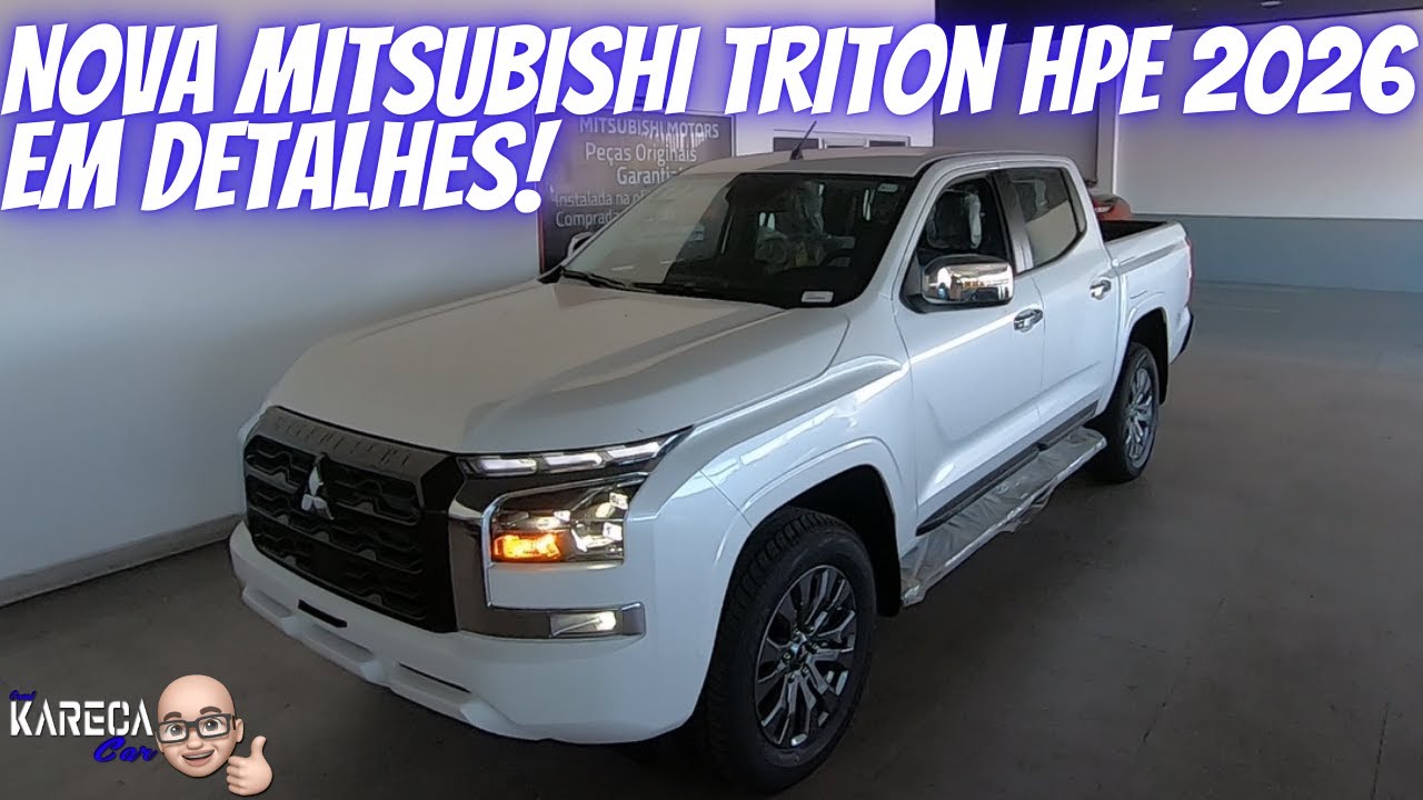 Nova mitsubishi Triton HPE 2026 em detalhes!