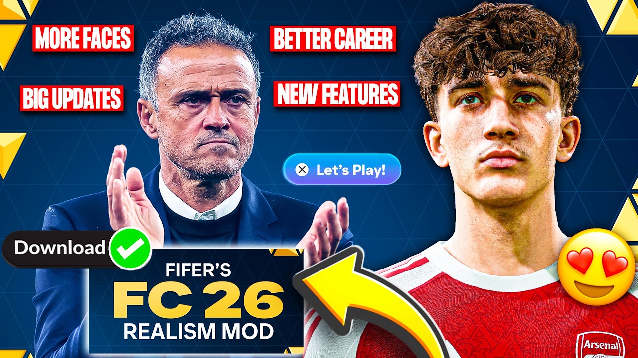 Стоит ли REALISM мод для FC 26 того?? ПОЛНЫЙ ОБЗОР + Как скачать и установить!