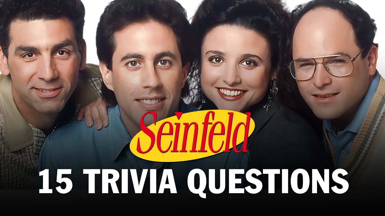Seinfeld TV Show Trivia | 15 Trivia Questions | How well do you know Seinfeld? 📺