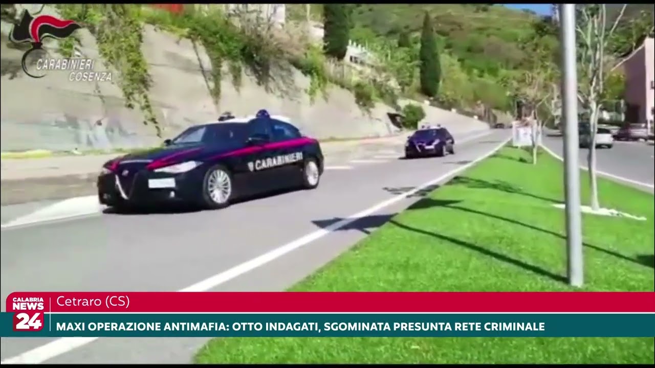 Cetraro, Maxi operazione antimafia, otto indagati, sgominata presunta rete criminale