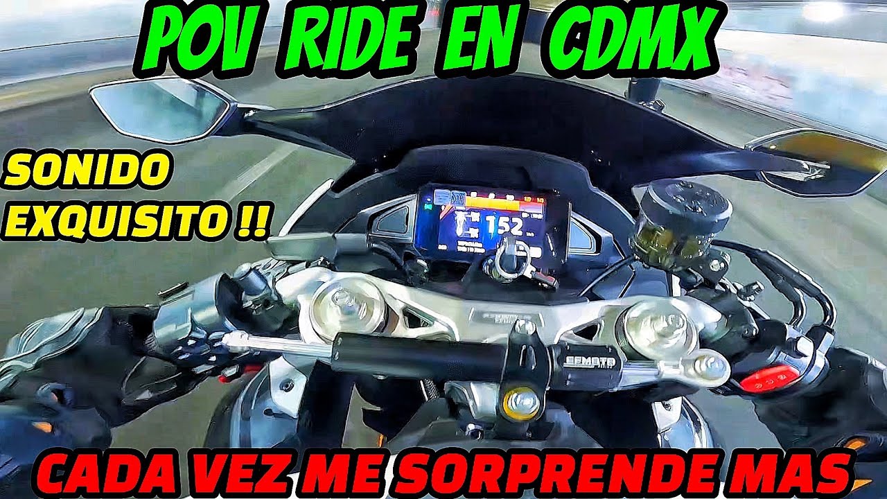CFMOTO 675 SRR POV NIGTH RIDE!! 🔥SONIDO PURO EN CIUDAD🏁 CDMX DE NOCHE 🇲🇽 TEST RIDE🤩 