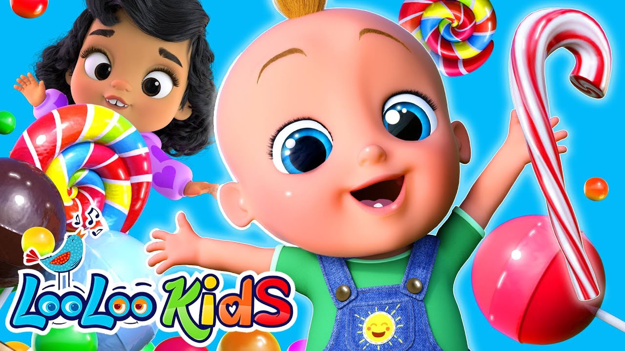 Lollipop Song 🍭 Toddler Nursery Rhymes - BEST Learning Videos for Kids
