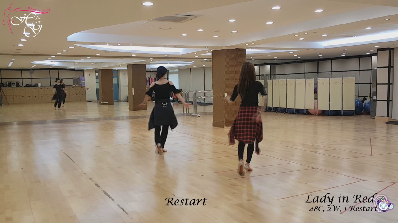 Lady in Red Linedance(Grace & hyunji)