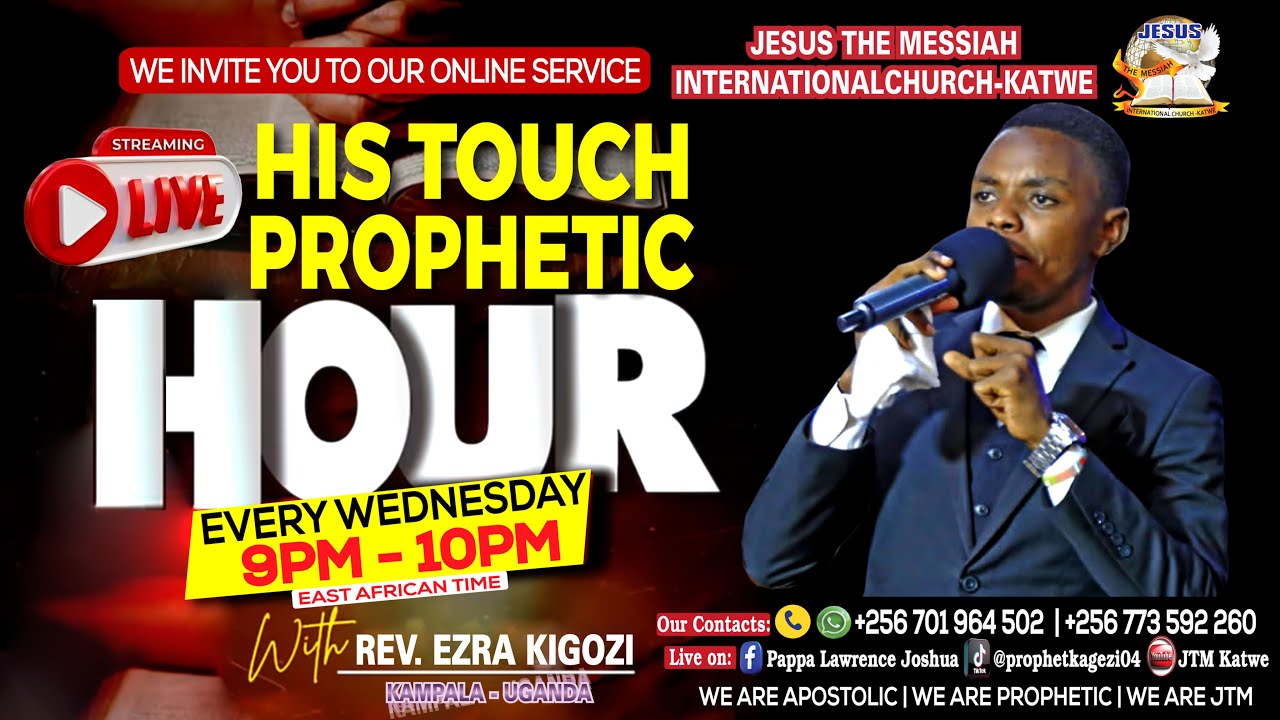 HIS TOUCH PROPHETIC HOUR 04/FEBRUARY /2026 WE ARE APOSTOLIC #WE ARE PROPHETIC