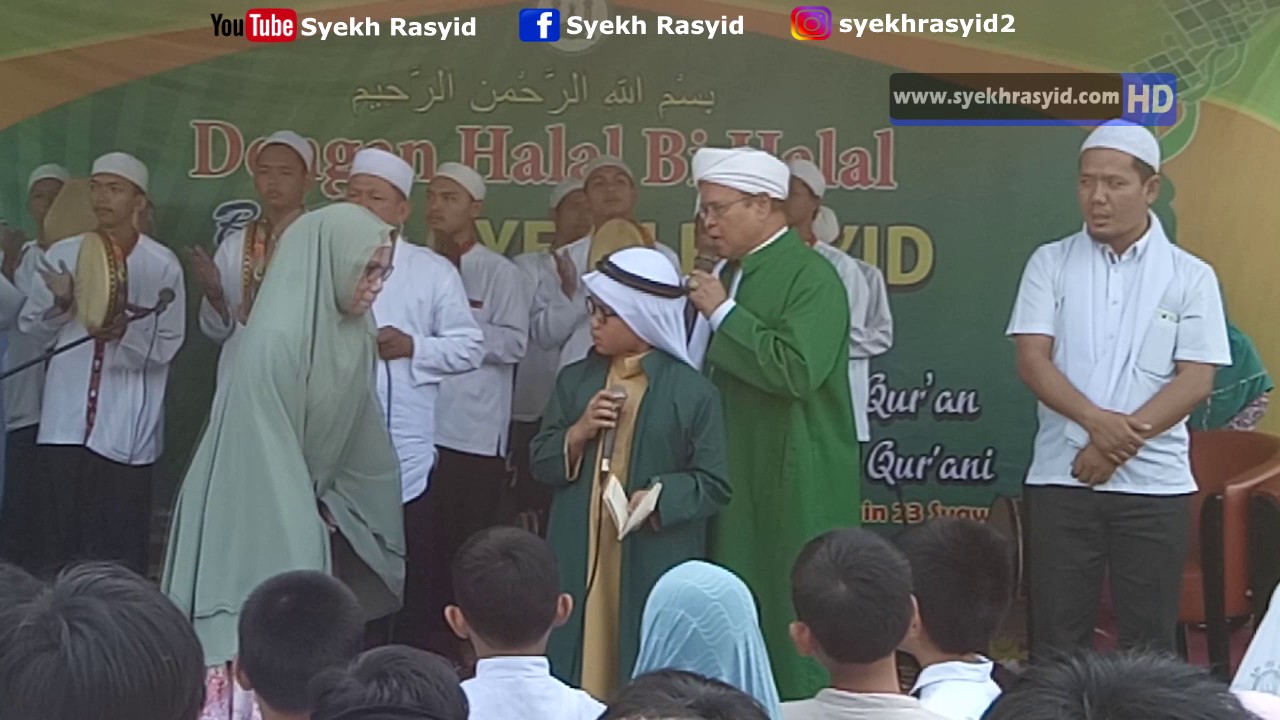 Jamaah Terharu Mendengar Doa Syekh Rasyid ( Part 3 )