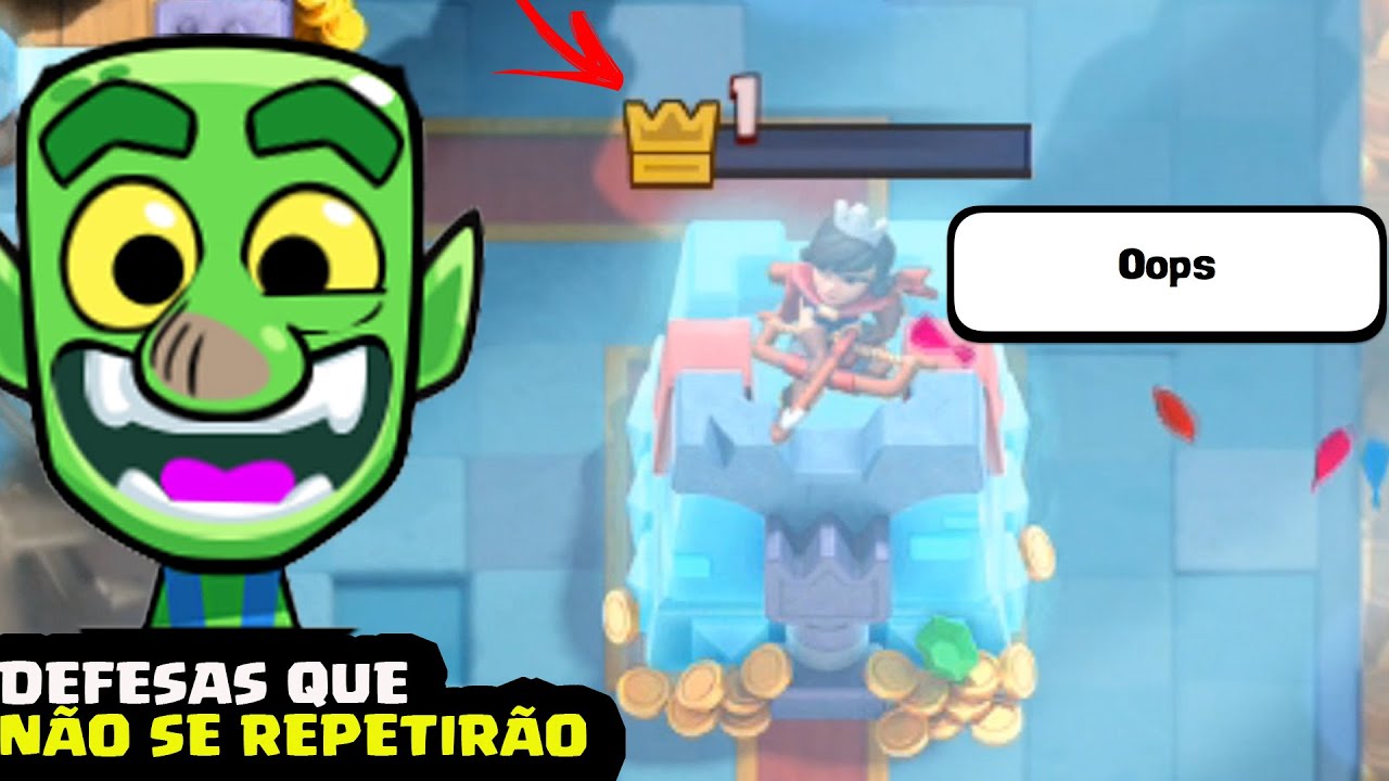 QUANDO A DEFESA É MAIS BONITA QUE A VITÓRIA NO CLASH ROYALE