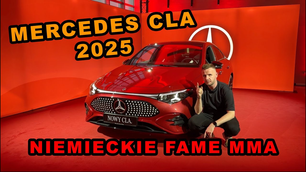 Mercedes CLA 2025 PREZENTACJA PL. Ma 148 świecących gwiazd (tak, policzyłem!)