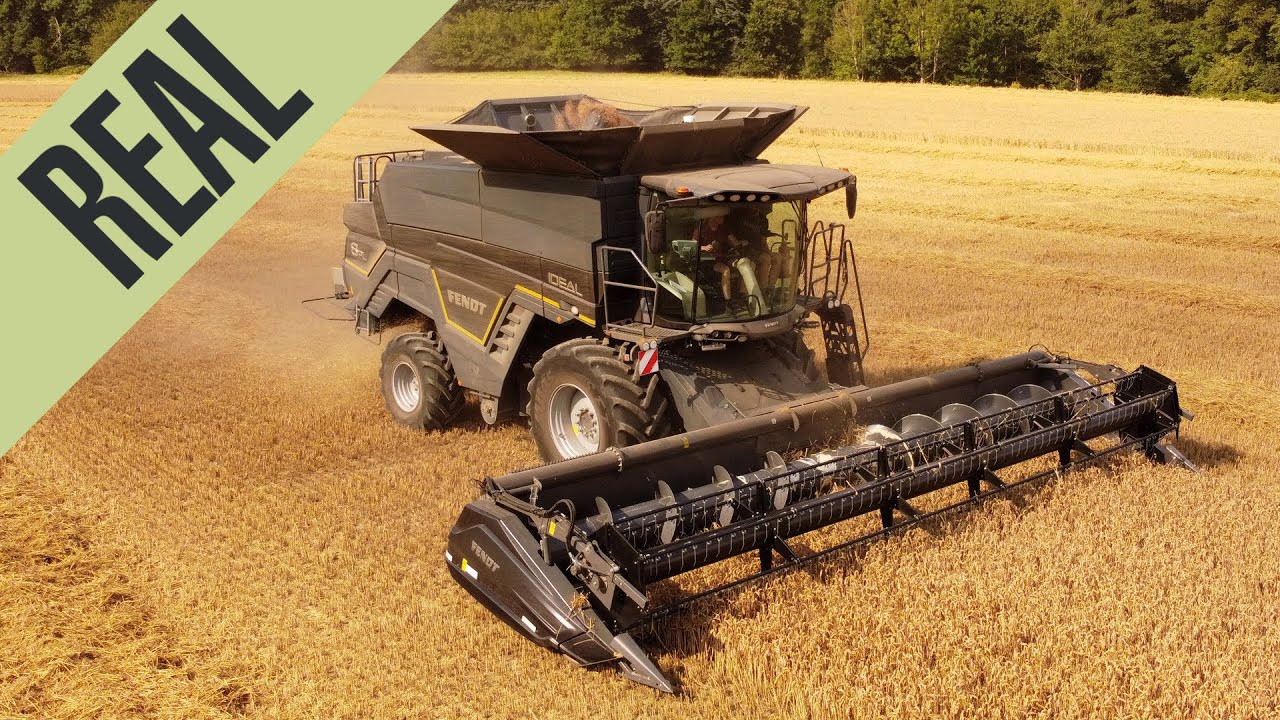 Getreideernte 2020 mit FENDT IDEAL 8PL