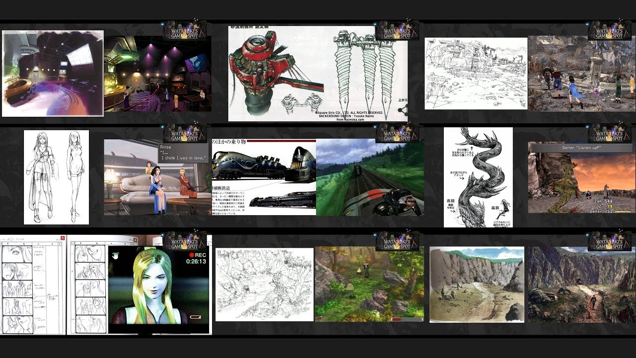 All Final Fantasy VIII Concept Art (4K)