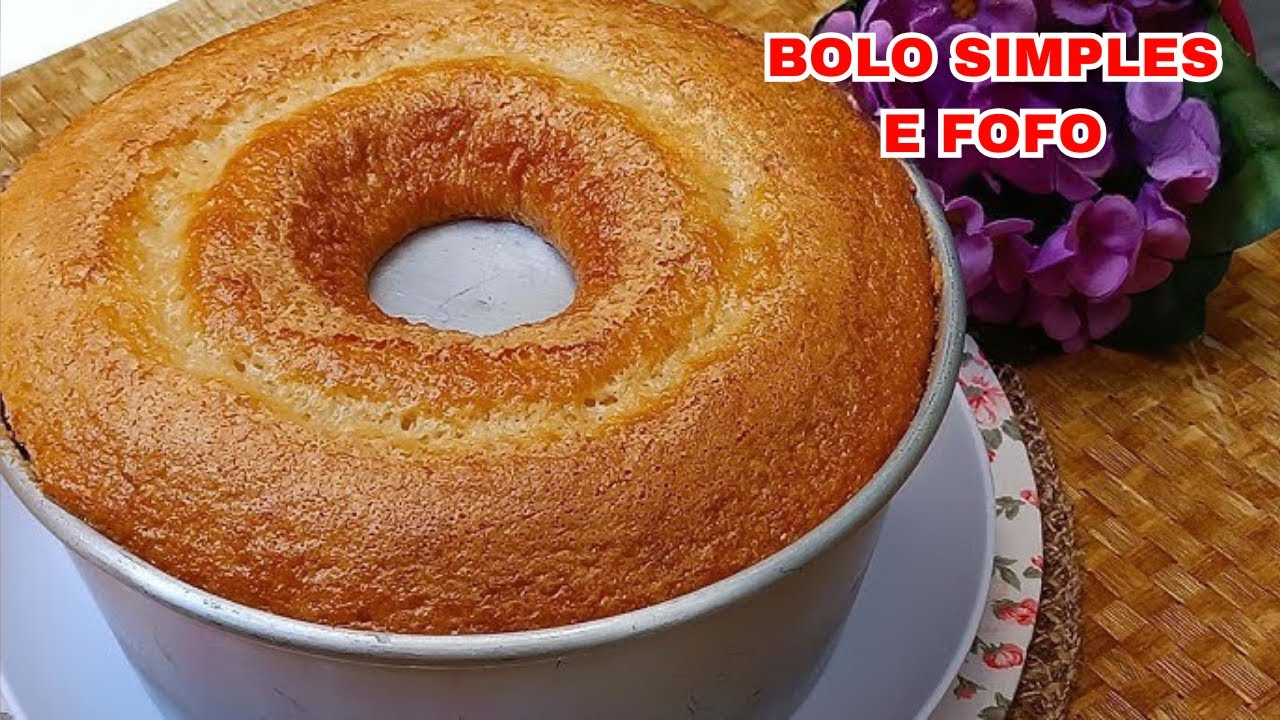 O VERDADEIRO BOLO DE VÓ FEITO Á MÃO - SIMPLES E PERFEITO - NÃO VAI ÓLEO