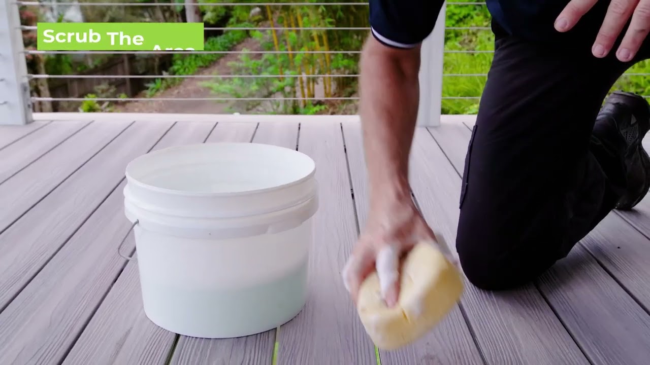 Composite Decking - Cleaning Stains