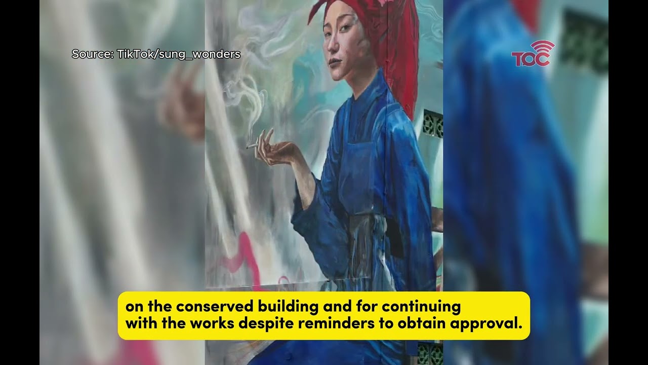 Chinatown mural of Samsui woman holding cigarette to remain unchanged