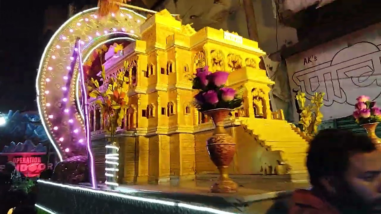 meerut dhanteras hanuman ji ki shobha yatra 2025 part 1